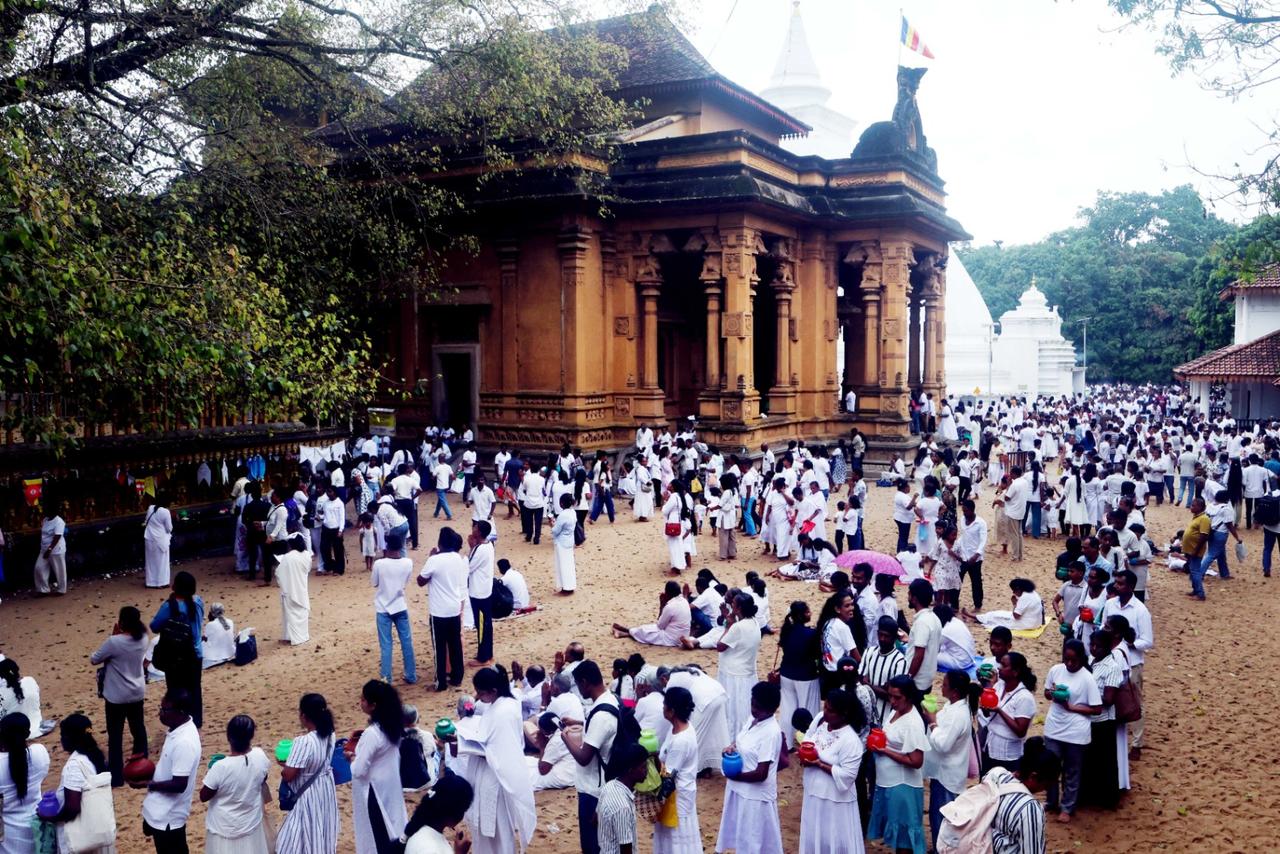 Poson Poya observed across Sri Lanka…