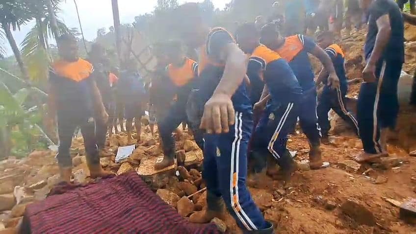 Landslide claims four lives…