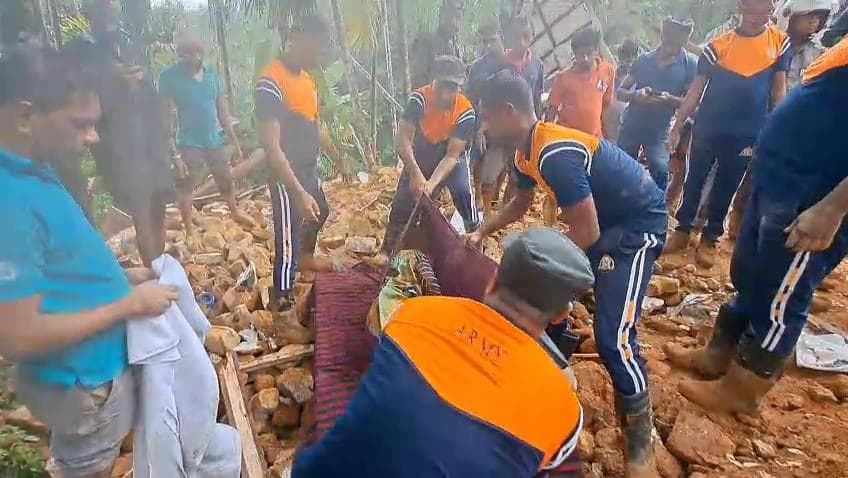 Landslide claims four lives…