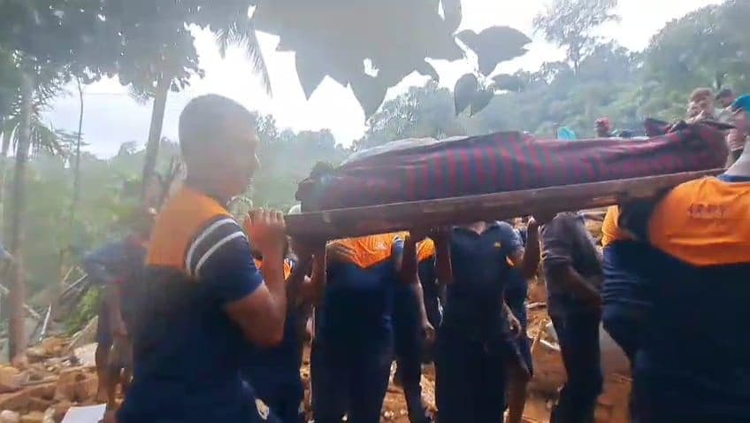 Landslide claims four lives…