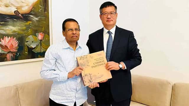 New Chinese envoy meets ex-President Maithripala...