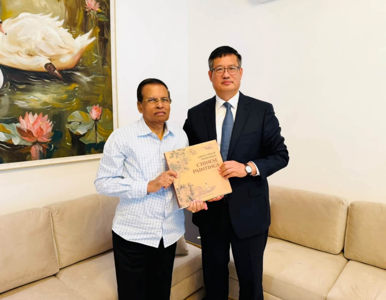 New Chinese envoy meets ex-President Maithripala...