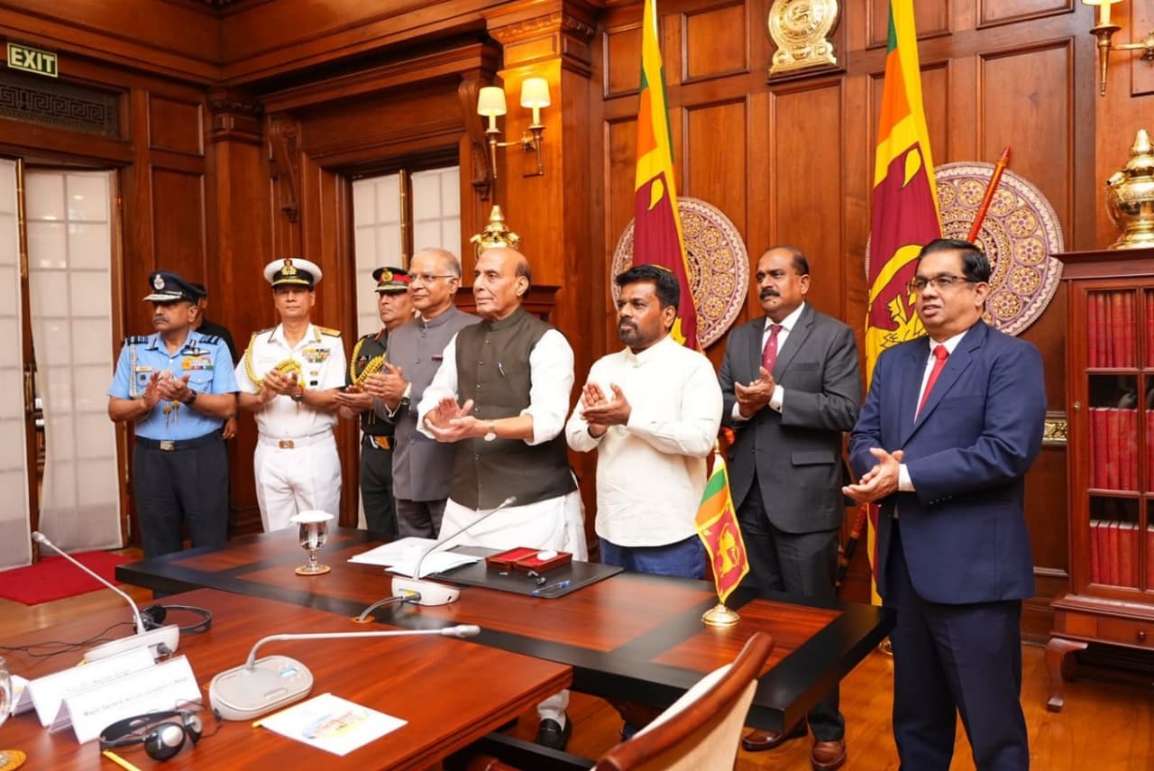 Indian Defence Minister meets President Anura Kumara…