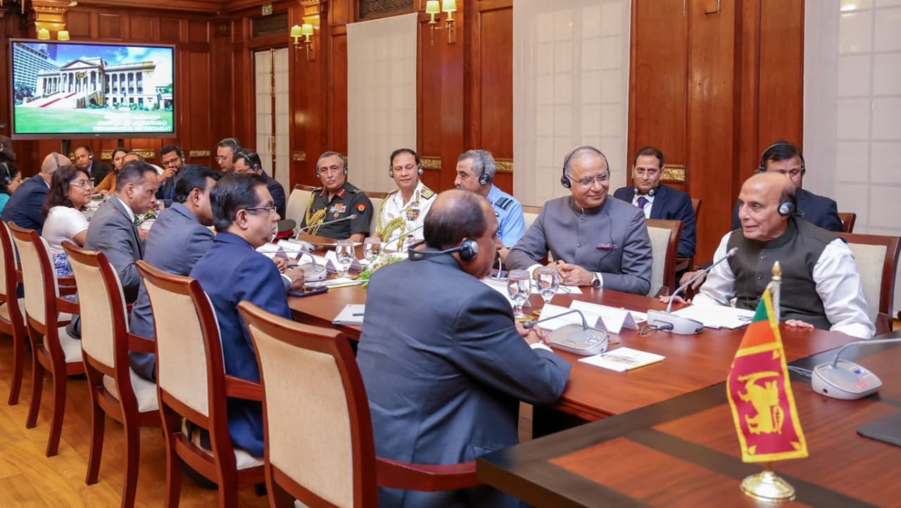 Indian Defence Minister meets President Anura Kumara…