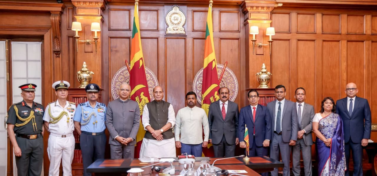 Indian Defence Minister meets President Anura Kumara…