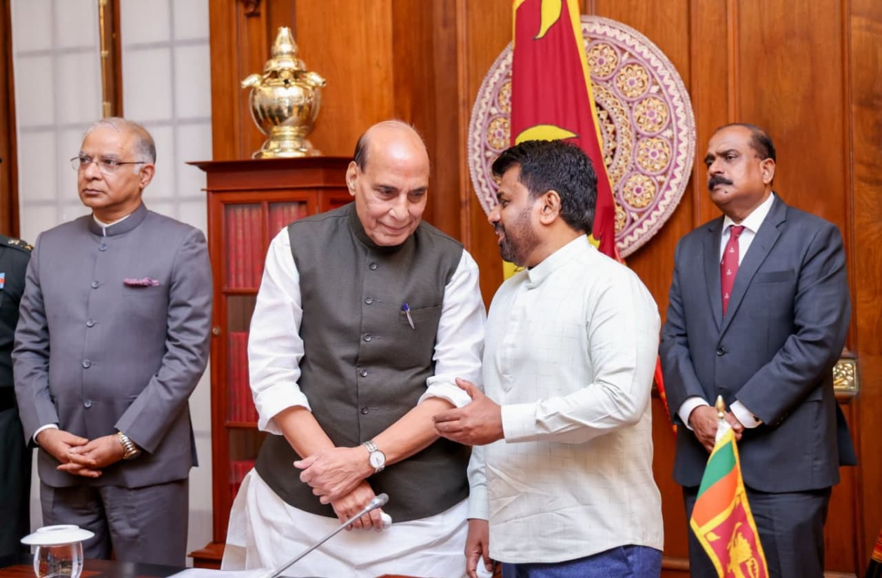 Indian Defence Minister meets President Anura Kumara…