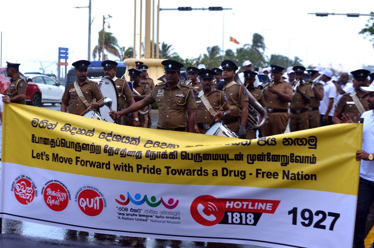 Anti-drug march…