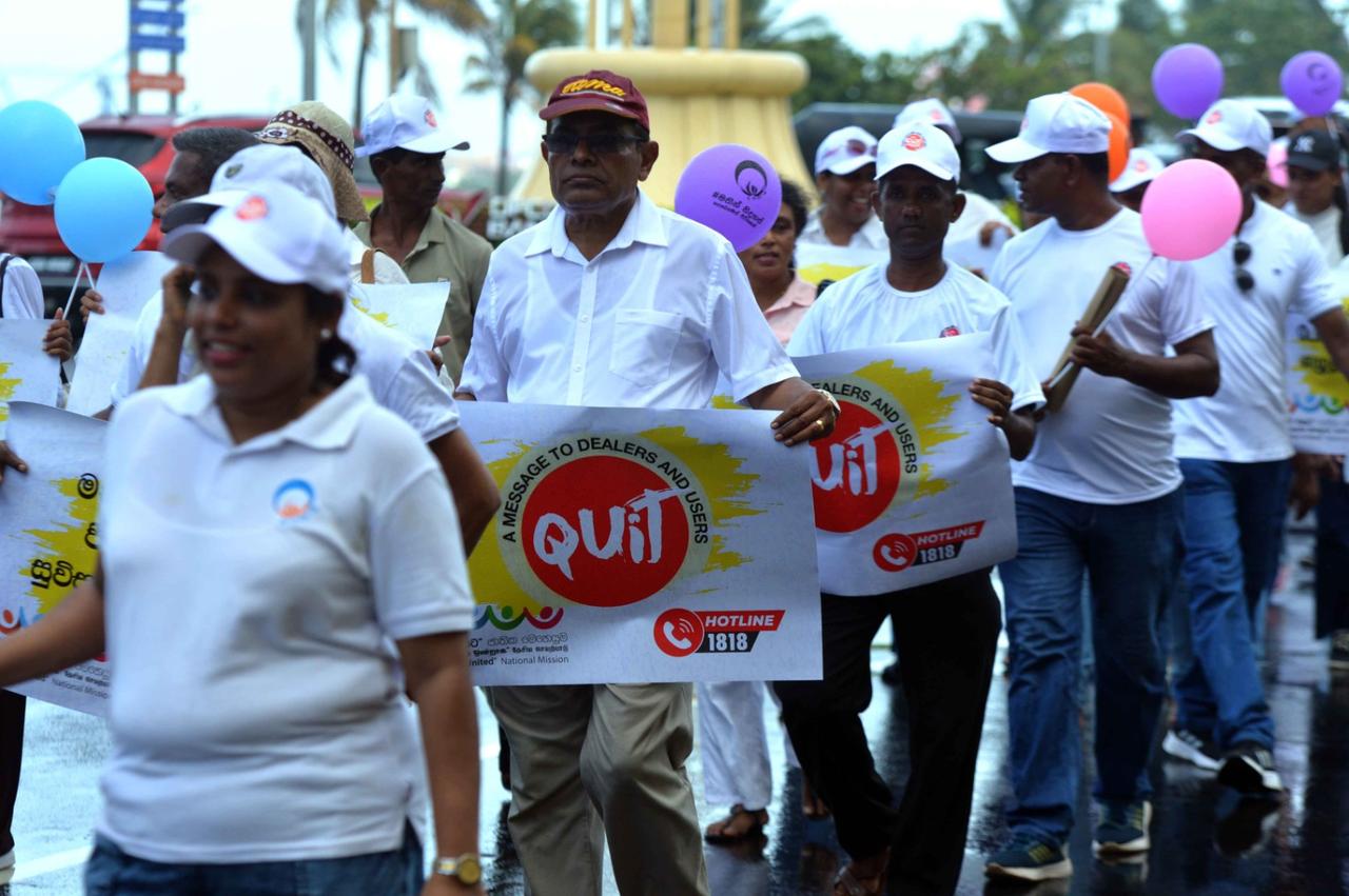 Anti-drug march…