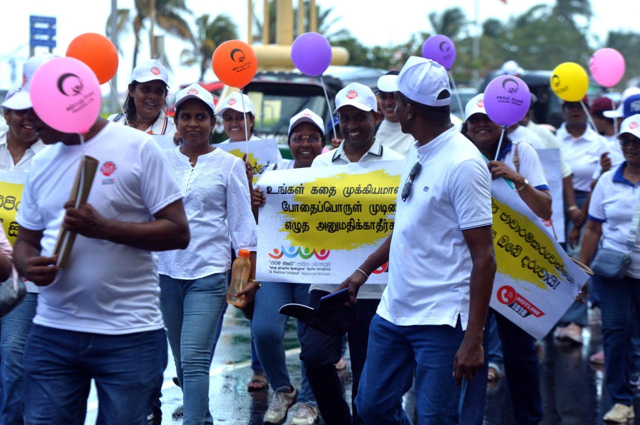 Anti-drug march…