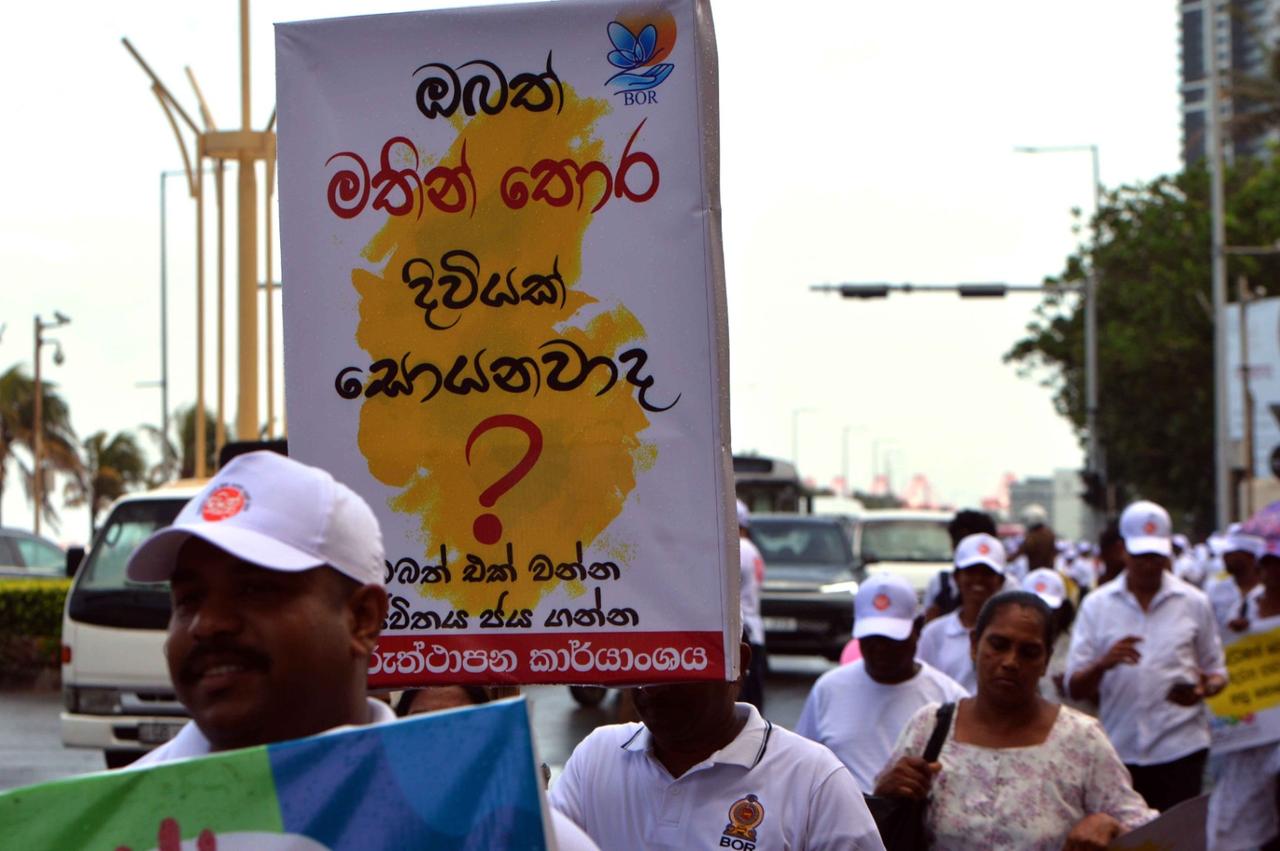 Anti-drug march…