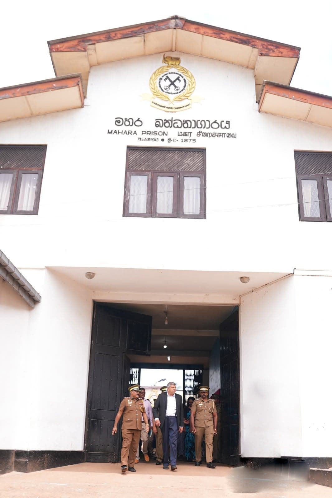 Justice Minister visits Mahara Prison…