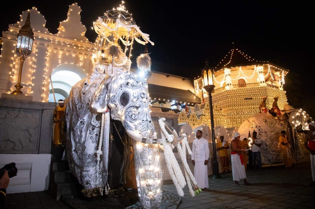 Kandy Esala Perahera begins…