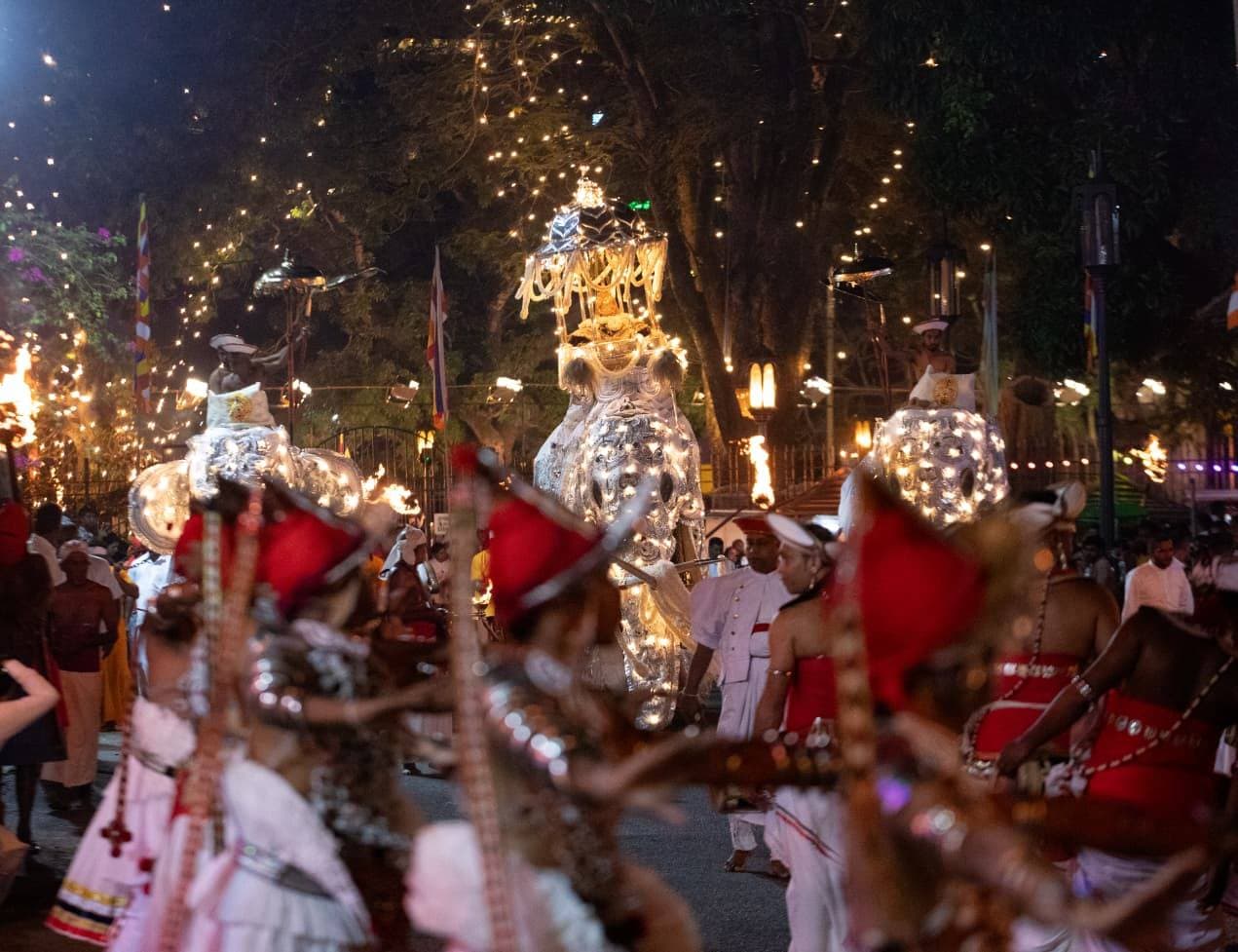 Kandy Esala Perahera begins…
