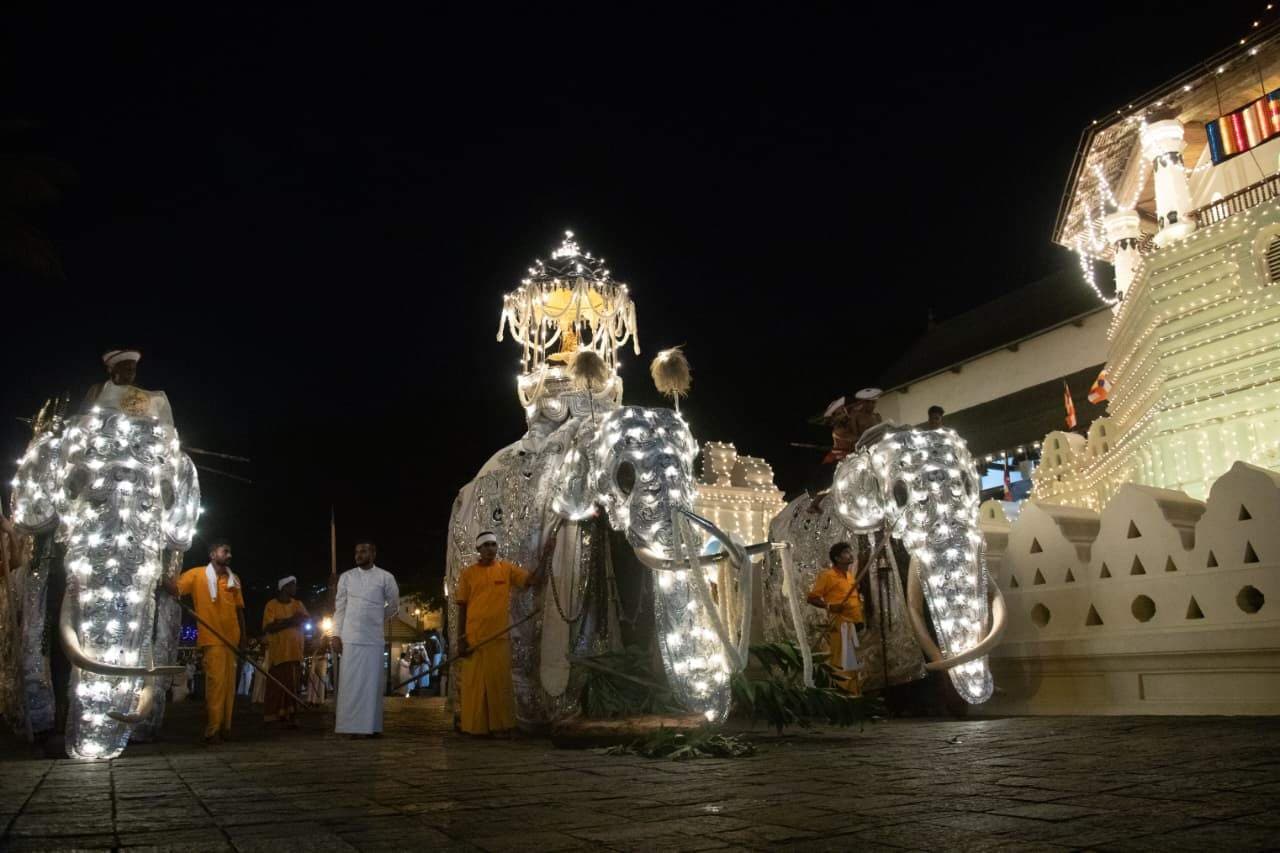 Kandy Esala Perahera begins…