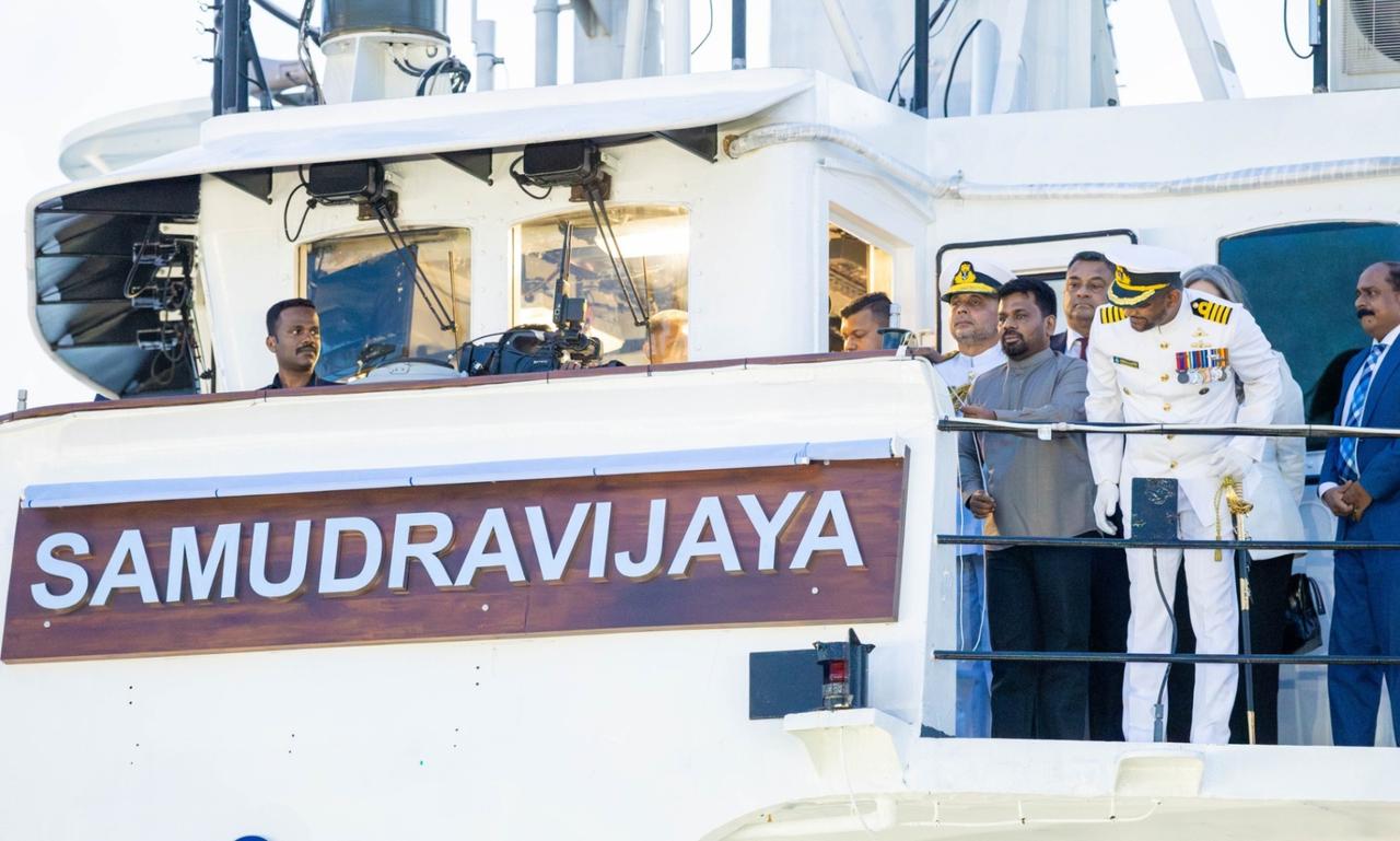 ‘SLNS Samudravijaya’ commissioned in Colombo…