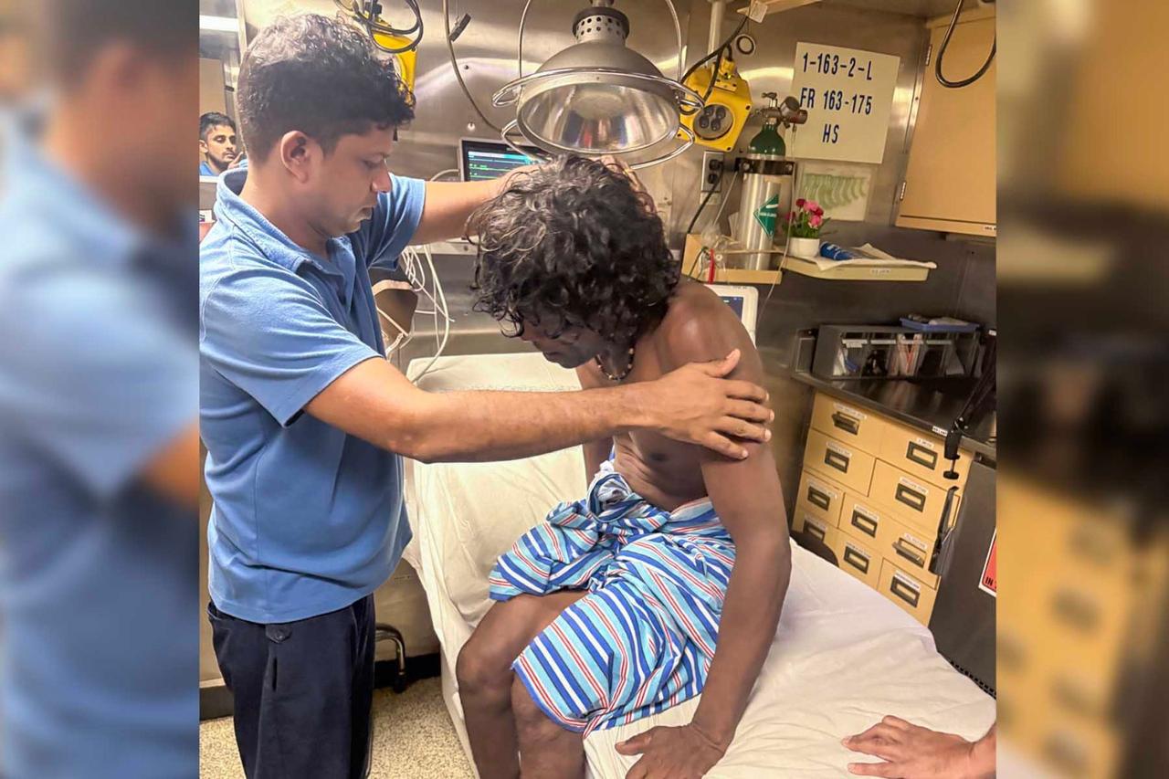 Navy rescues fisherman off Pothuvil…