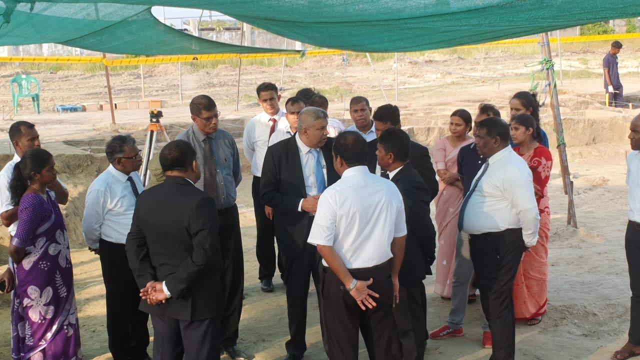 Justice Minister inspects Chemmani mass grave...