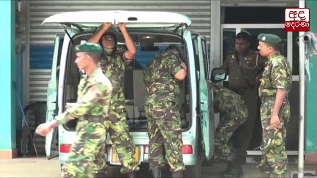 Search operations find weapons, army uniforms and ammo