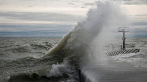 High waves & coastal inundation advisory for western-southern coastal areas