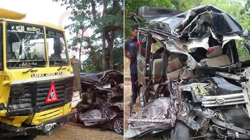 Three killed, two critical in van-tipper truck collision