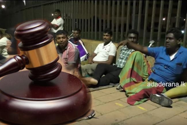 Protesting disabled soldiers barred from entering state institutes