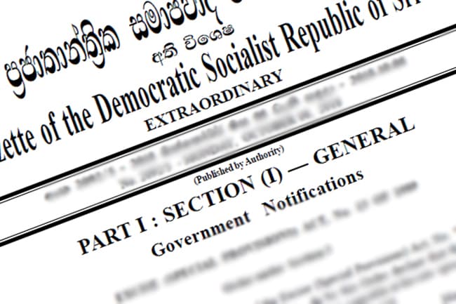 Gazette on rehabilitating people arrested over extremist activities issued
