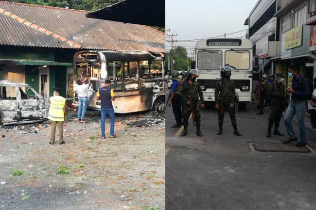 Total of 54 under arrest after protest in Mirihana