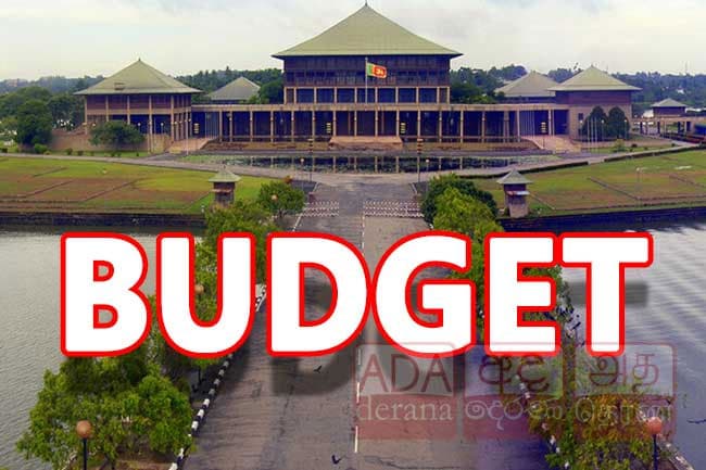 Interim budget to be presented to parliament on Monday?
