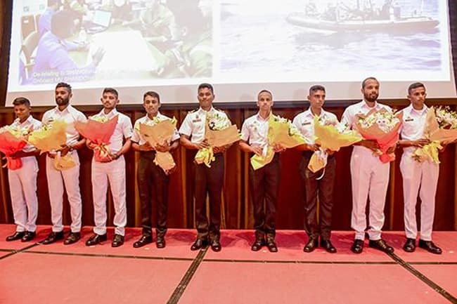 China felicitates Sri Lanka Navy divers of capsized vessel’s rescue operation
