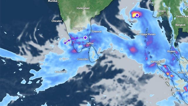 Heavy showers above 100 mm likely in several parts of Sri Lanka