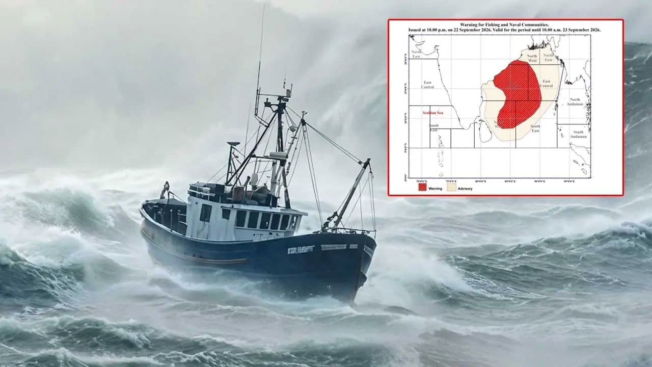Red Alert issued for strong winds and rough seas in Bay of Bengal