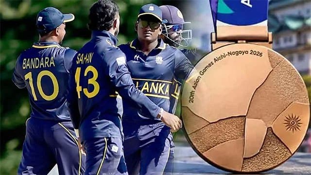 Sri Lanka secure bronze medal in men’s cricket at Asian Games
