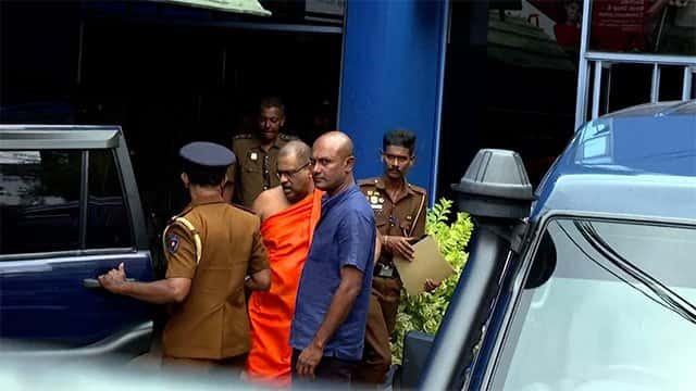 Gnanasara Thero produced before court