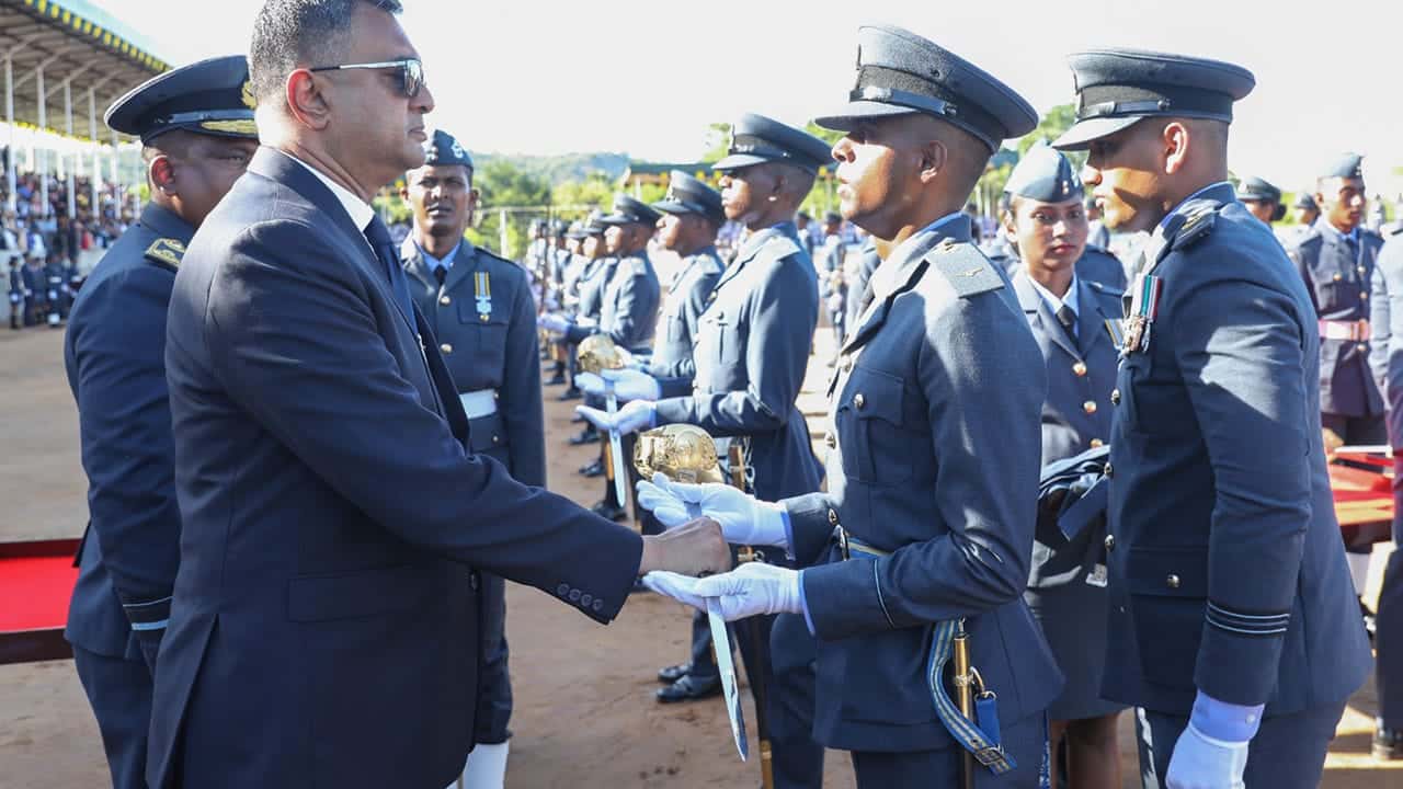 Defence Secretary attends SLAF Passing Out Parade…